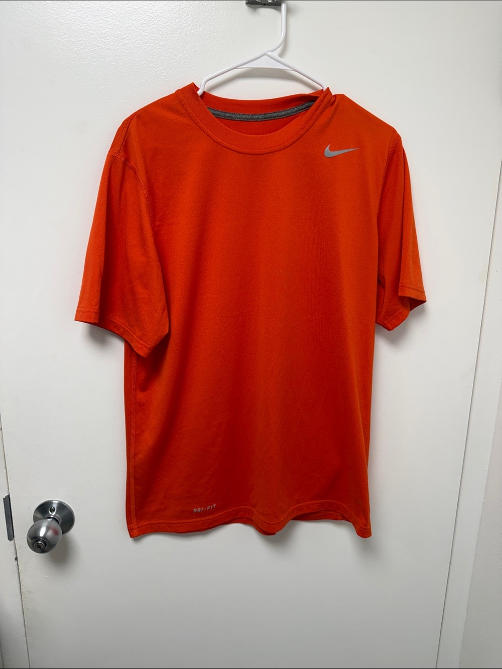 Nike Orange Short Sleeve Dri-FIT Athletic Tee